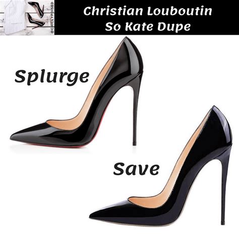 christian louboutin black heels dupe